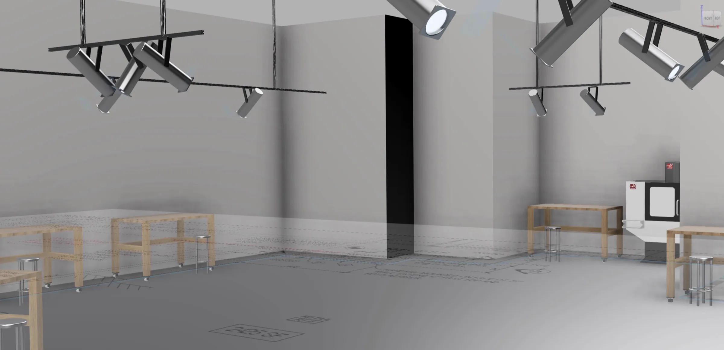 Interior render view 2
